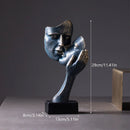 GobekUsa Loving Couple Resin Statue for Interior Decor and Valentine's Day Gift