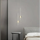 GobekUsa Cube Crystal Pendant Lamps for Bedroom and Living Room Décor