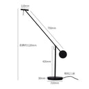 GobekUsa Industrial Swing Arm Table Lamp - Modern Lighting for Living/Bedroom, Office, Study