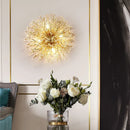 GobekUsa Crystal LED Wall Light Sconces for Living Room Bedroom, Modern Interior Wall Lamp