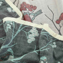 GobekUsa 100% Cotton Gauze Summer Blanket - Soft Floral Throws for Sofa and Bed