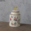 GobekUsa Dragonfly Lid Storage Jar - Round Cosmetic Jewelry Box Candy Pot Aroma Can