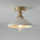 GobekUsa Japanese Ceramic Chandelier Lighting for Kitchen Dining Room Luxury Led Ceiling Lamp