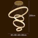 GobekUsa LED Chandelier for Modern Bedroom Living Room Decor Lighting