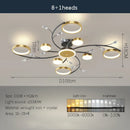 GobekUsa LED Chandelier: Modern Whole House Indoor Lighting for Bedroom, Living Hall, and Dining Room
