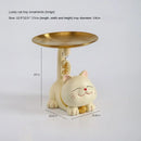 GobekUsa Lucky Cat Statue Ornaments for Home Decor and Storage
