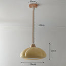 GobekUsa Glass Pumpkin Chandelier for Restaurant Balcony and Bedroom Lighting