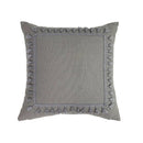 GobekUsa Boho Linen Cotton Pillow Cover with Tassels - Beige Square/Rectangular 45x45cm/30x50cm