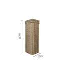GobekUsa Chinese Antique Coin Stake Display Column for Garden and Living Room Décor