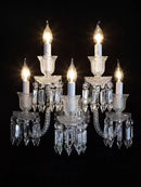 GobekUsa Crystal Wall Lamp for Bedside Aisle Ktv LED Lights