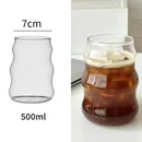 GobekUsa Gourd Shape Glass Cup Set for Coffee, Whiskey, Wine, Yogurt - 300/520ml