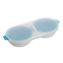 GobekUsa Egg Boiler Silicone Poacher Cooker Double Layer Cup Draining Cooking Tools