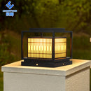 GobekUsa LED Garden Light: Modern Galvanized Street Lamp for Outdoor Landscapes