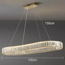 GobekUsa Crystal Chandelier: Modern Home Decoration Pendant Lights for Living and Dining Room
