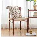 GobekUsa Geometric Tufted Tassel Cushion Cover Cotton Canvas Fall Pillow Cover