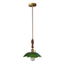GobekUsa Green Leaf LED Pendant Lamp for Home and Cafe Decor