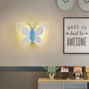 GobekUsa Butterfly Girl Cartoon Children Room Lamp with Energy-Saving LED for Bedroom