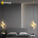 GobekUsa Gold Copper LED Wall Sconce for Bedroom Living Room Hallway