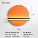 GobekUsa Circular Wall Lamp: Nordic Designer LED Light for Bedroom and Living Room