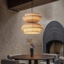 GobekUsa Japanese Wabi Sabi Fabric Pendant Light: Traditional and Creative Lighting for Dining Room