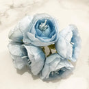 GobekUsa Blue Flower Stamen Berries Bundle for DIY Wedding Cake Decor
