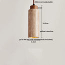 GobekUsa LED Hanging Lamp: Yellow Travertine Japanese Style Pendant Light for Home Decoration