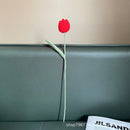 GobekUsa Handmade Knitted Crochet Tulips for Home Decor - Set of 1
