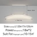 GobekUsa LED Ceiling Lights White Black Infinite Dimming Home Lighting Fixtures