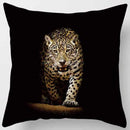 GobekUsa Animals World Tiger Lion Pillow Case for Cute Home Decor in Sofa Living Room