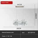 GobekUsa Leaf Sequin Ceiling Chandelier for Modern Living Room, Restaurant, Bar, or Dining Table