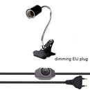 GobekUsa Adjustable Gooseneck Clip Lamp Holder for Home Office Bedside