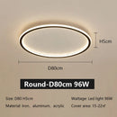 GobekUsa LED Ceiling Lamp Iron Dimmable Modern Living Room Light Fixture