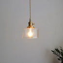 GobekUsa Green Glass LED Pendant Lamp for Modern Home Decor and Lighting Fixtures