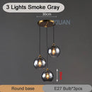 GobekUsa Industrial Glass Pendant Light for Dining Table, Kitchen, Bar, Office - E27