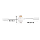 GobekUsa E27 Socket Splitter: Adjustable Multi-Light Bulb Adapter