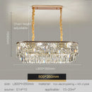 GobekUsa Crystal LED Chandelier for Living Room, Dining & Bedroom - High-end Luxury Lighting