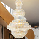 GobekUsa Crystal Chandelier: Villa High Living Room Luxury Lighting