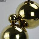 GobekUsa Golden Balls Geometric Metal Sculpture Room Desk Decoration Ornaments