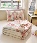 GobekUsa Cartoon Printed Summer Lightweight Cooling Blanket for Kids and Students.