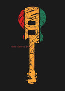 Abstract Electric Guitar Canvas Print - Music Wall Art by GobekUsa