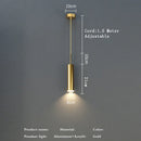 GobekUsa Gold Modern LED Bedroom Spotlight Chandelier