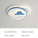GobekUsa Kids Room LED Ceiling Chandelier Modern Nursery Study Hanging Lamp