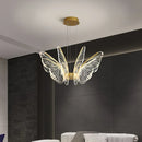 GobekUsa Butterfly LED Chandelier for Bedroom and Dining Room Lighting