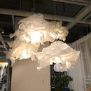 GobekUsa Nordic Paper Pendant Lights: DIY Cloud Lampshade Fixtures for Living Room, Restaurant & Christmas
