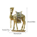 GobekUsa Camel Resin Art Ornament Home Office Decor Craft Luxury Golden Style