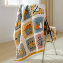 GobekUsa Cotton Gauze Bath Towel - Large Cartoon Towel 70x140cm