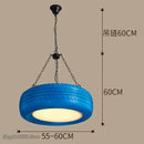 GobekUsa Industrial Rubber Tire Pendant Light for Bar and Kitchen Décor