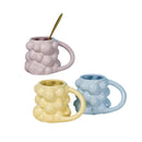 GobekUsa Grape Ceramic Mug: Cute, High Value, Office & Home Milk Cup, Women's Gift.