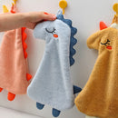 GobekUsa Double-layer Coral Velvet Hand Towel: Absorbent, Quick Dry, Skin-friendly Kitchen Bathroom Towels