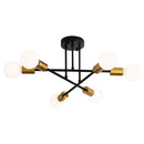 GobekUsa LED Sputnik Chandelier Ceiling Light Fixtures for Bedroom Living Room
